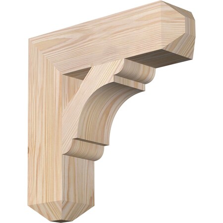 Ekena Millwork Olympic Craftsman Smooth Bracket, Douglas Fir, 3 1/2"W x 14"D x 14"H BKT04X14X14OLY04SDF